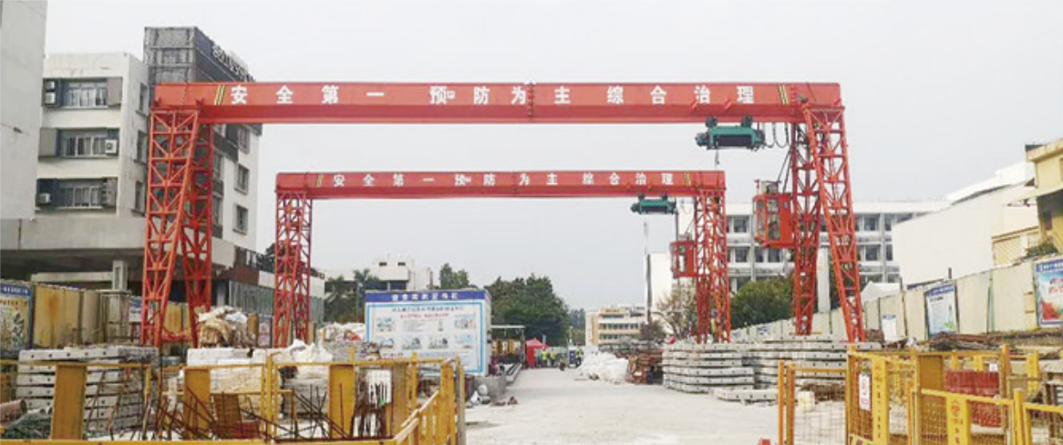 上包下花電動葫蘆門式起重機(jī)